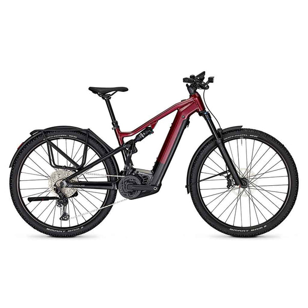E-MOUNTAINBIKE FULL SUSPENSION THRON2 6.8 EQP Mahagonyred glossy / Magicblack glossy