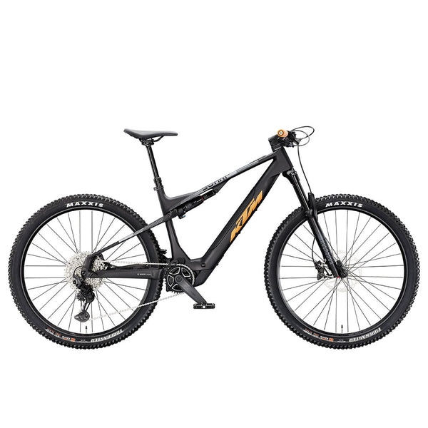 Bicicleta eléctrica KTM Macina Scarp SX Elite 2025 - FLAMING BLACK MATT (FRESH ORANGE)