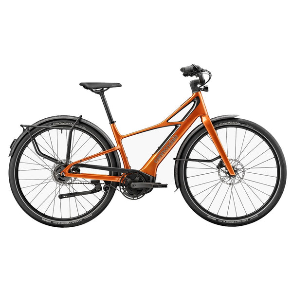 Bicicleta eléctrica Urbana Cannondale FlyingV 2 Naranja