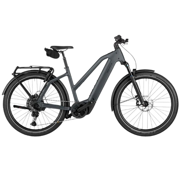 Bicicleta eléctrica de Trekking Riese Müller Charger5 Mixte Touring Core Slate Grey 600Wh