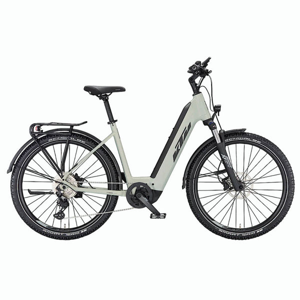 Bicicleta eléctrica de Montaña KTM Macina AERA 571 LFC Dew Silver Matt