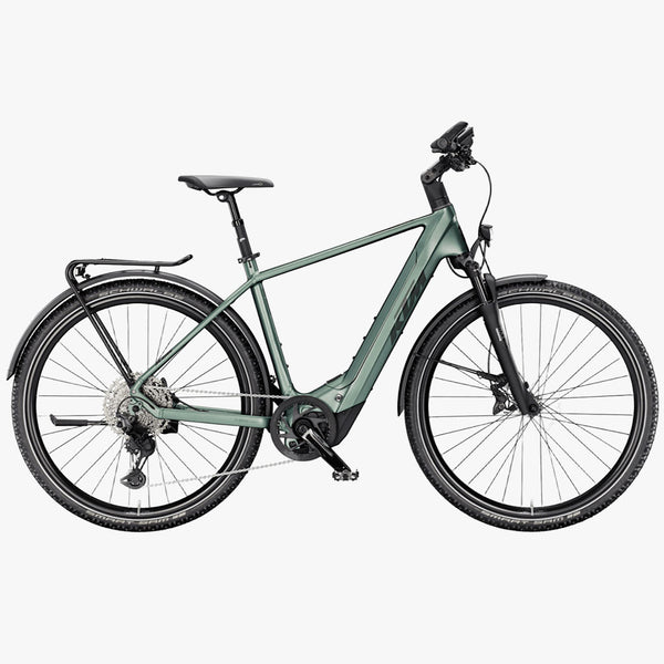 Bicicleta eléctrica de Trekking KTM Macina Cross CX 810 LFC H- Oxygen Green Matt