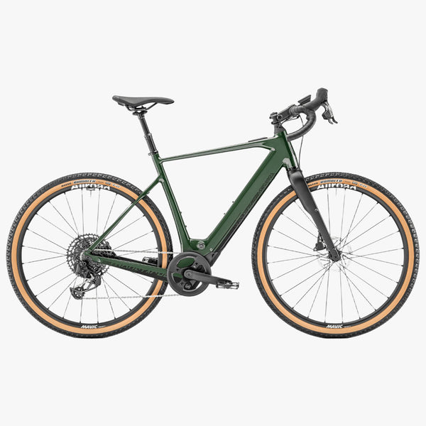 Bicicleta eléctrica de Gravel Moustache Dimanche 29.6 2024 Fir Green Glossy