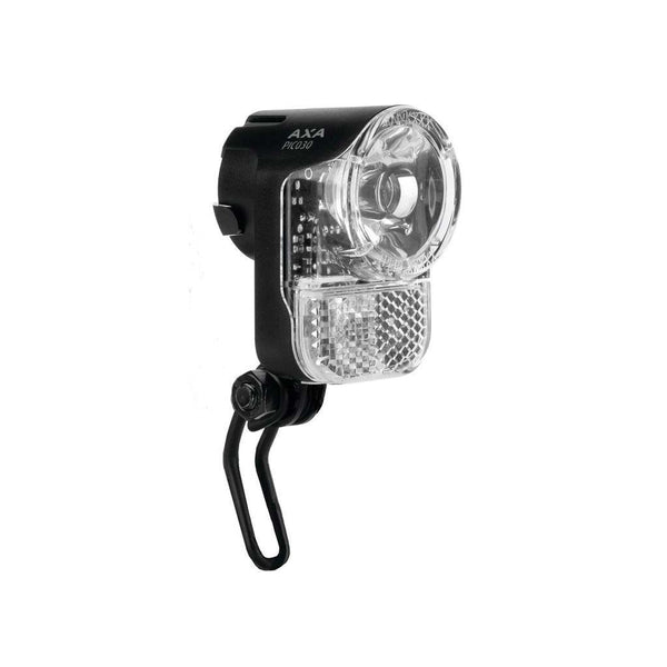 Luz AXA pico 30T para dinamo con soporte y cable