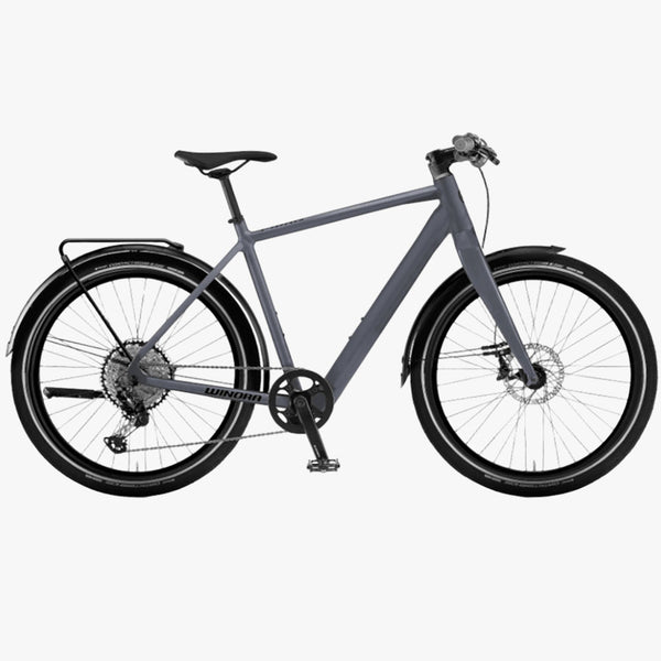 Bicicleta eléctrica Urbana Winora E-Flitzer slate matt Mahle SmartBike Systems InTub