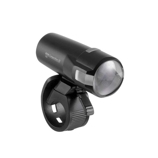 Luz delantera AXA compactline 20 LED USB negro