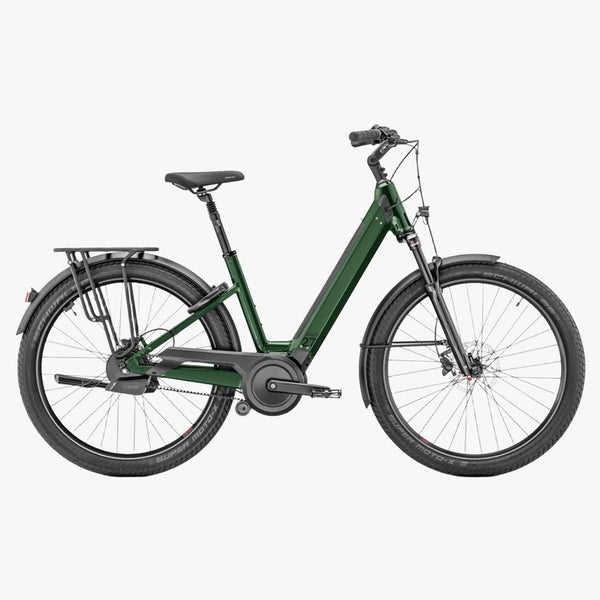 Bicicleta eléctrica Urbana Moustache Mardi 27.6 Open Auto 2025 Fir Green Glossy