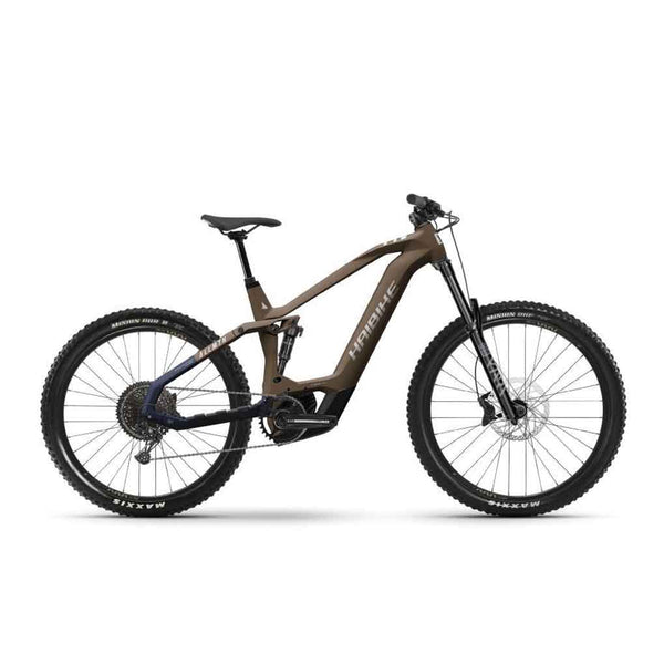 Bicicleta eléctrica Haibike ALLMTN CF 8 choco/blue