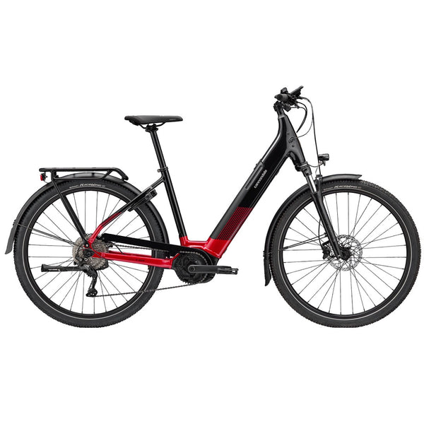 Bicicleta eléctrica Cannondale Tesoro Neo X 2 Low StepThru Roja