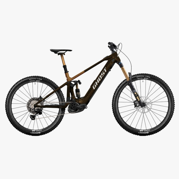 Bicicleta elŽctrica de Monta–a E-RIOT CF LTD visible carbon/dirt brown 2026
