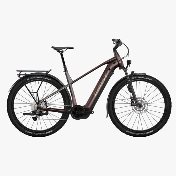 Bicicleta elŽctrica de Trekking E-TERU Pro EQ High ABS cocoa bean/graphite noir 2026