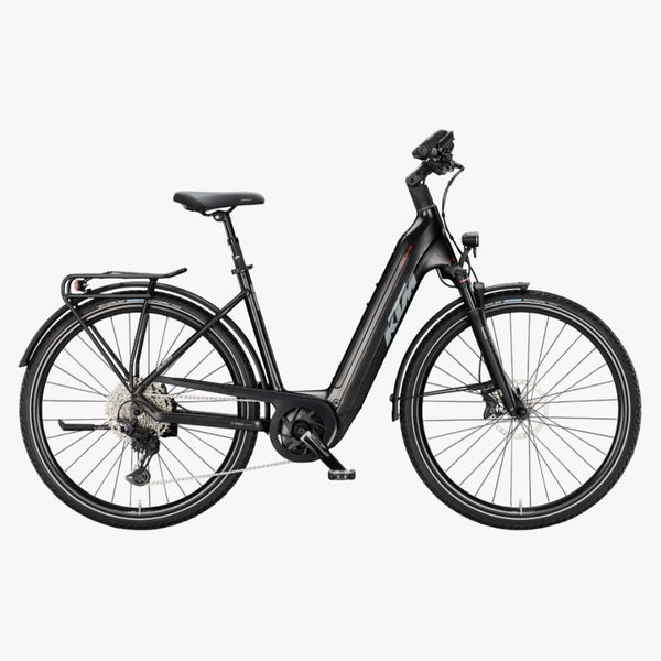 Bicicleta eléctrica de trekking KTM Macina tour CX 820 US Diamond Black