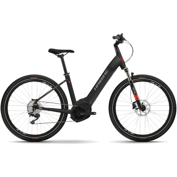 Bicicleta eléctrica Haibike Trekking 6 Cross Low Negra
