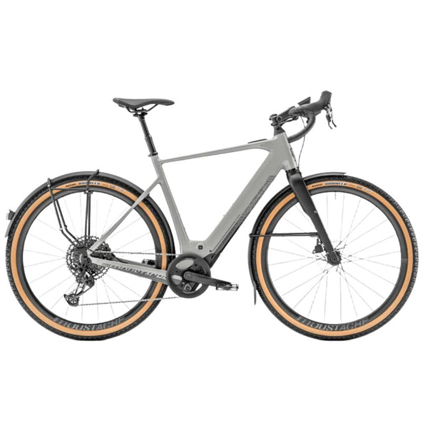 Bicicleta eléctrica de Gravel Moustache Dimanche 29.4 EQ 2024 Pebble Grey Glossy