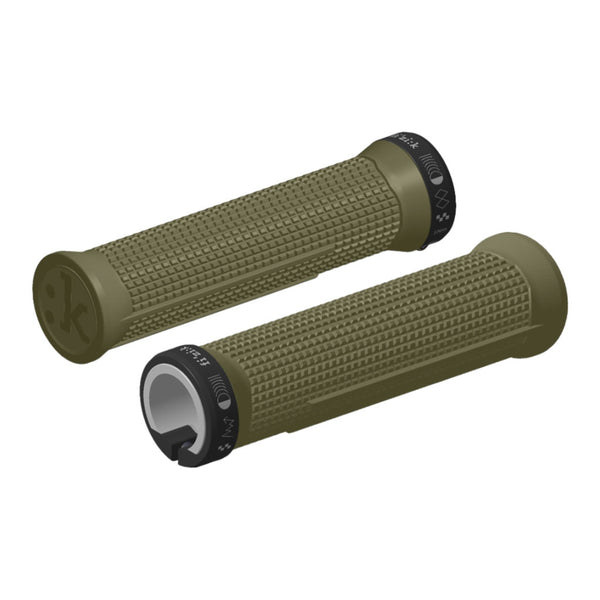 PUÑO FIZIK RACEFEEL (29MM) + LOCK-ON GREEN KAKI