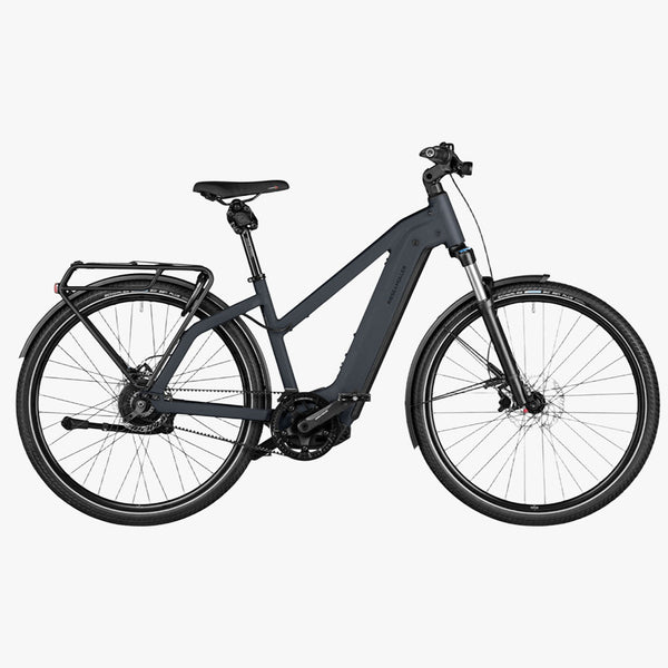 Bicicleta eléctrica de Trekking Riese muller charger4 mixte gt vario storm blue matt