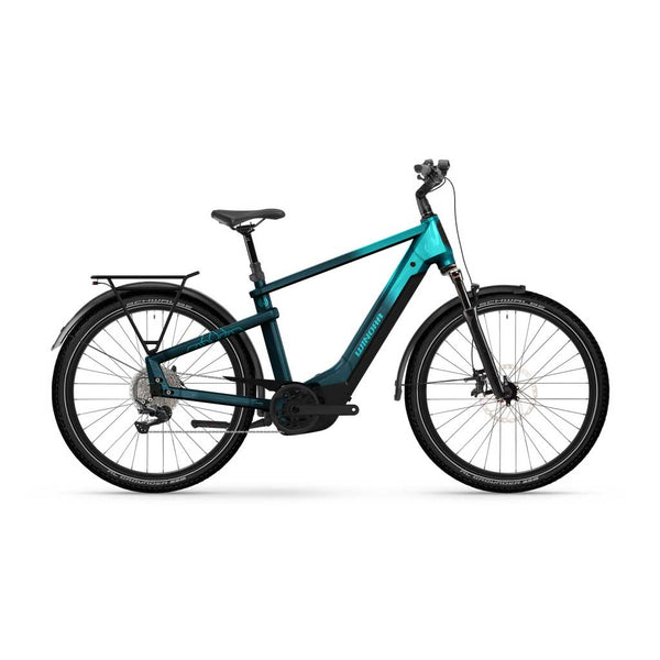 Bicicleta eléctrica Winora Yakun X12 High blue monday / aqua - glossy 2026