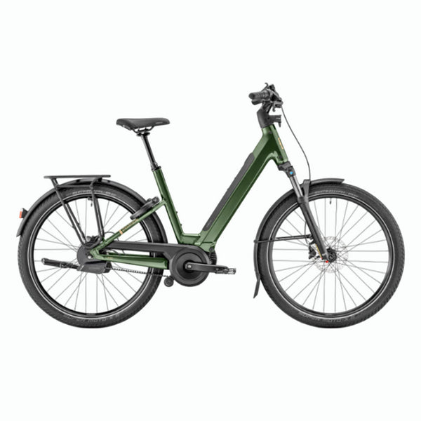 Bicicleta eléctrica Urbana Moustache Mardi 27.6 Open Auto Oak Green Metalic 600Wh 2026