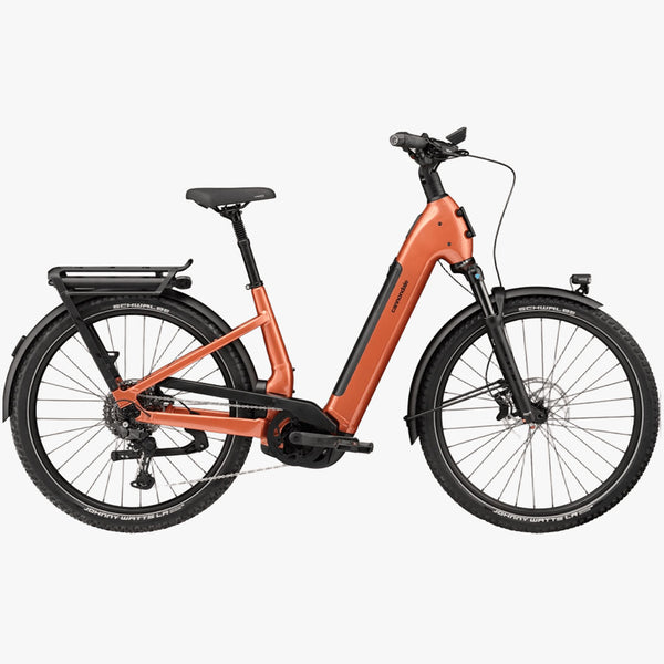Bicicleta elŽctrica de Trekking Cannondale 27.5 U Tesoro 1 Low StepThru Orange Slice
