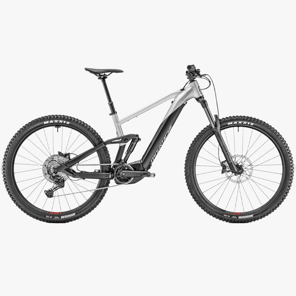 Bicicleta eléctrica de Montaña Moustache Trail 2 2024- 625WH Black/ Metalic Silver Matt