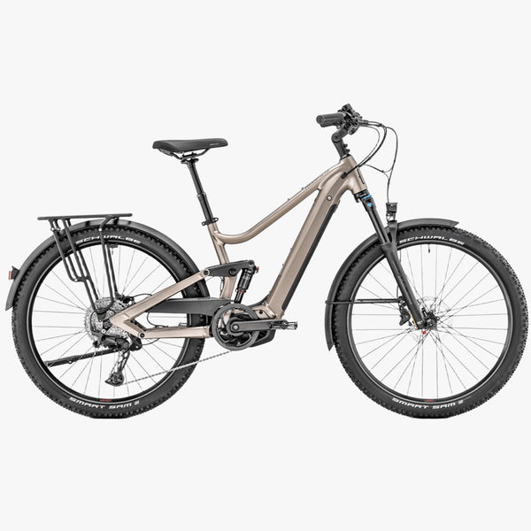 Bicicleta eléctrica de Trekking Moustache XROAD FS 4 2025 Titanium Glossy