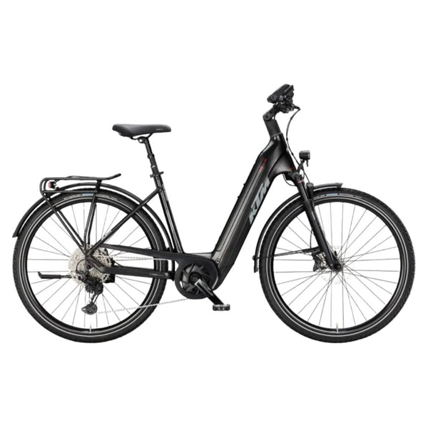 Bicicleta eléctrica de trekking KTM Macina tour CX 820 US Diamond Black
