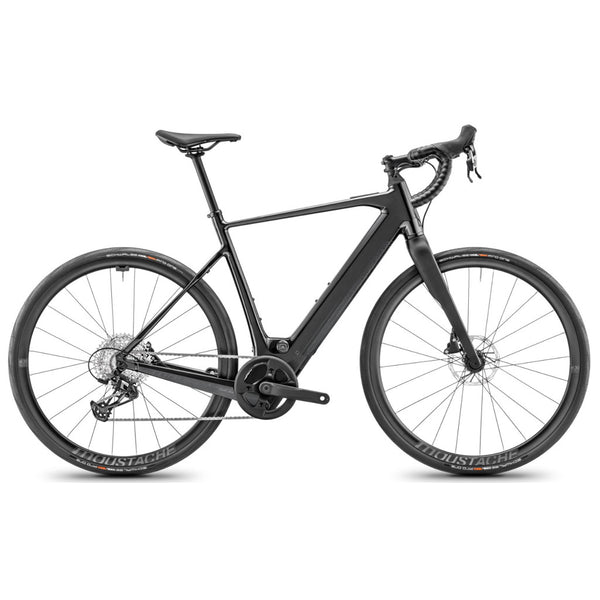 Bicicleta eléctrica de Gravel Moustache Dimanche 28.4 Black Glossy 2026