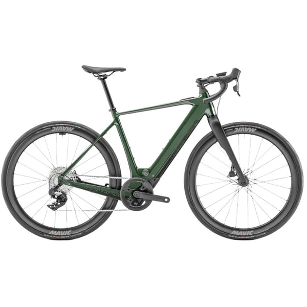 Bicicleta eléctrica de Gravel Moustache Dimanche 28.6 2024 Fir Green Glossy