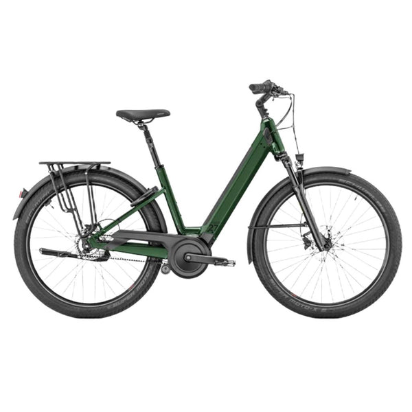Bicicleta eléctrica Urbana Moustache Mardi 27.4 Open Belt 625WH 2025 Fir Green Glossy