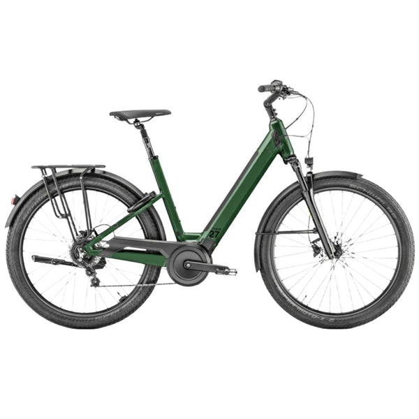 Bicicleta eléctrica Urbana Moustache Mardi 27.4 Open 500WH 2025 Fir Green Glossy