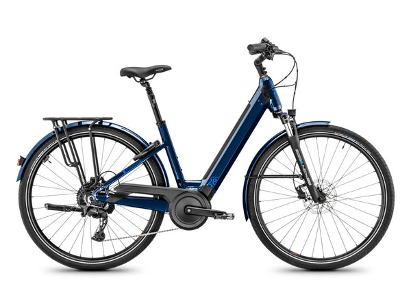 Bicicleta eléctrica Moustache Samedi 28.2 Open Deep blue glossy