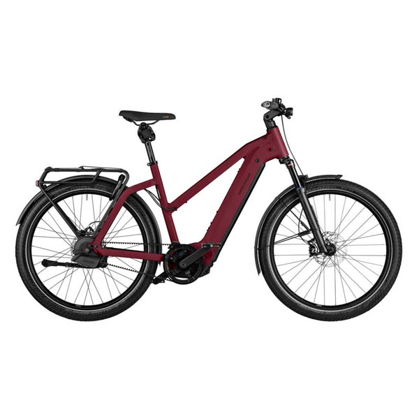Bicicleta eléctrica Riese Müller Charger4 Mixte GT Touring Roja