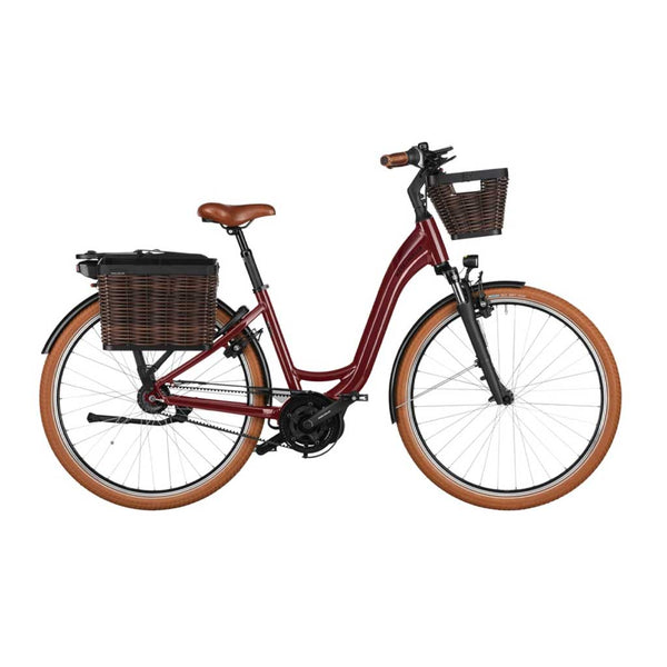 Bicicleta eléctrica Riese Müller Swing Silent Burdeos 26