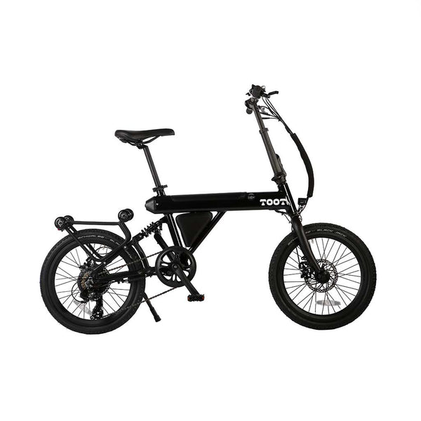 Bicicleta eléctrica plegable TOOT Negra