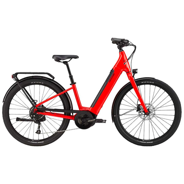 Bicicleta eléctrica Cannondale Adventure Neo 3.1 Roja