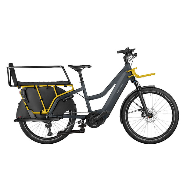 Bicicleta eléctrica Riese Müller Multicharger Mixte GT vario 750 Negra